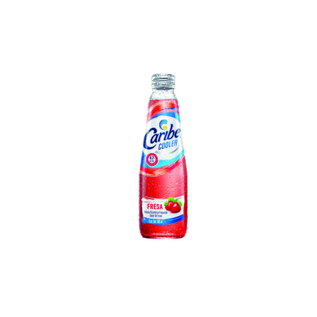 Caribe Cooler Fresa 300ml P/12 Pza