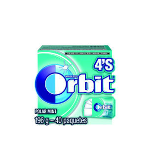 Chicles Orbit 4´s Polar Mint C/40 Pza