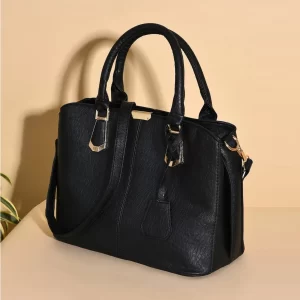 Women\'s Leather Handbag (Black)