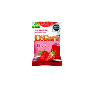 Gelatina D´Gari Fresa 120g C/50