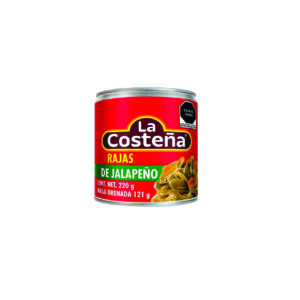 La Costeña Jalapeño En Rajas 220g C/48